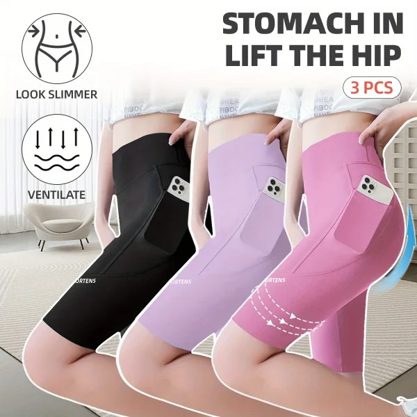 3PC Set Sports Wear Pockets