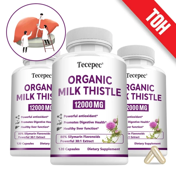 Liver Health Supplement, Milk Thistle Extract